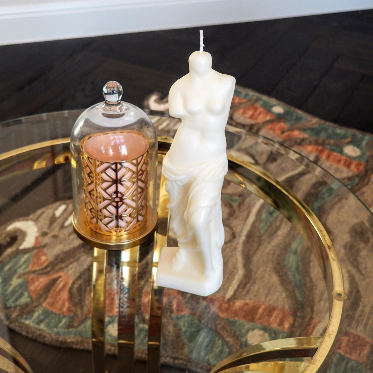 Large Goddess Venus Sculpture Candle - Gardenia Scent