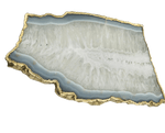 Large Grey Agate Cheese Platter Tray