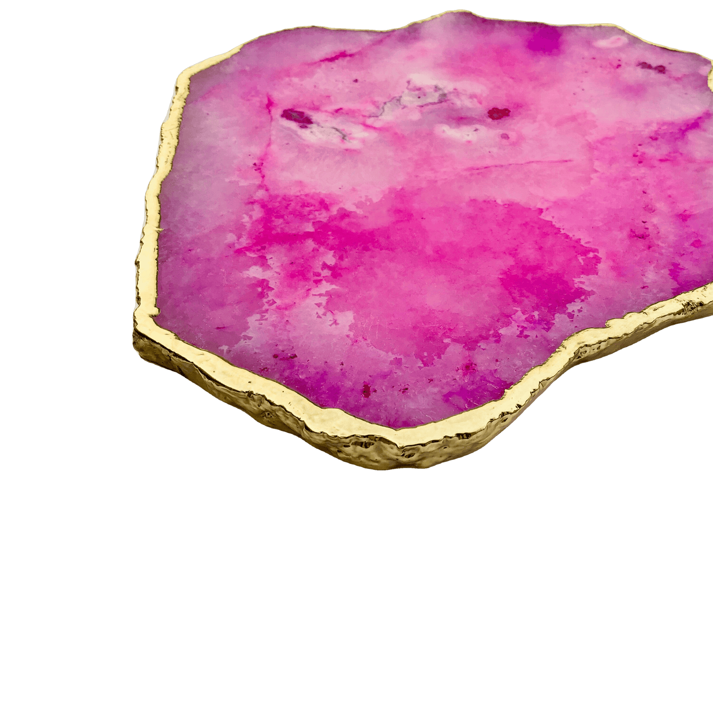 Large Pink Agate Cheese Platter Tray - MAIA HOMES