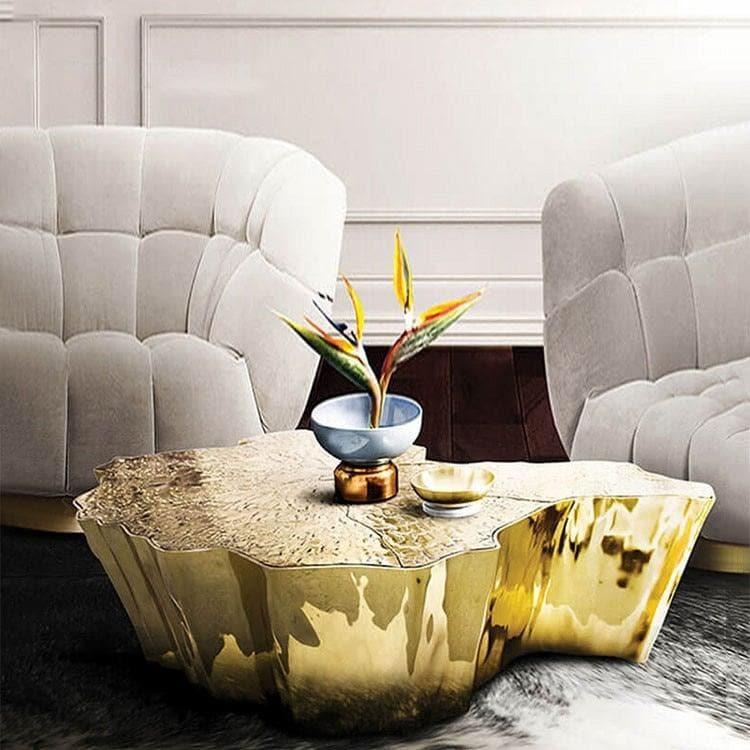 Lava Gold Coffee Table