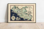 Lazio Map Print| Art History