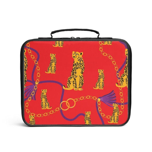 Leopard and Gold Chain Lunch Box - MAIA HOMES