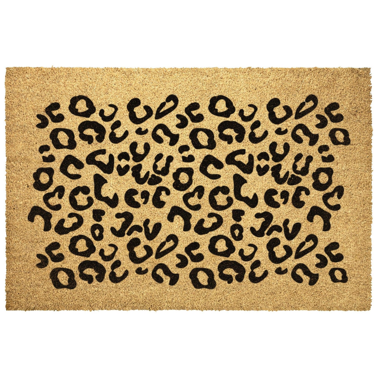 Leopard Print Door Mat