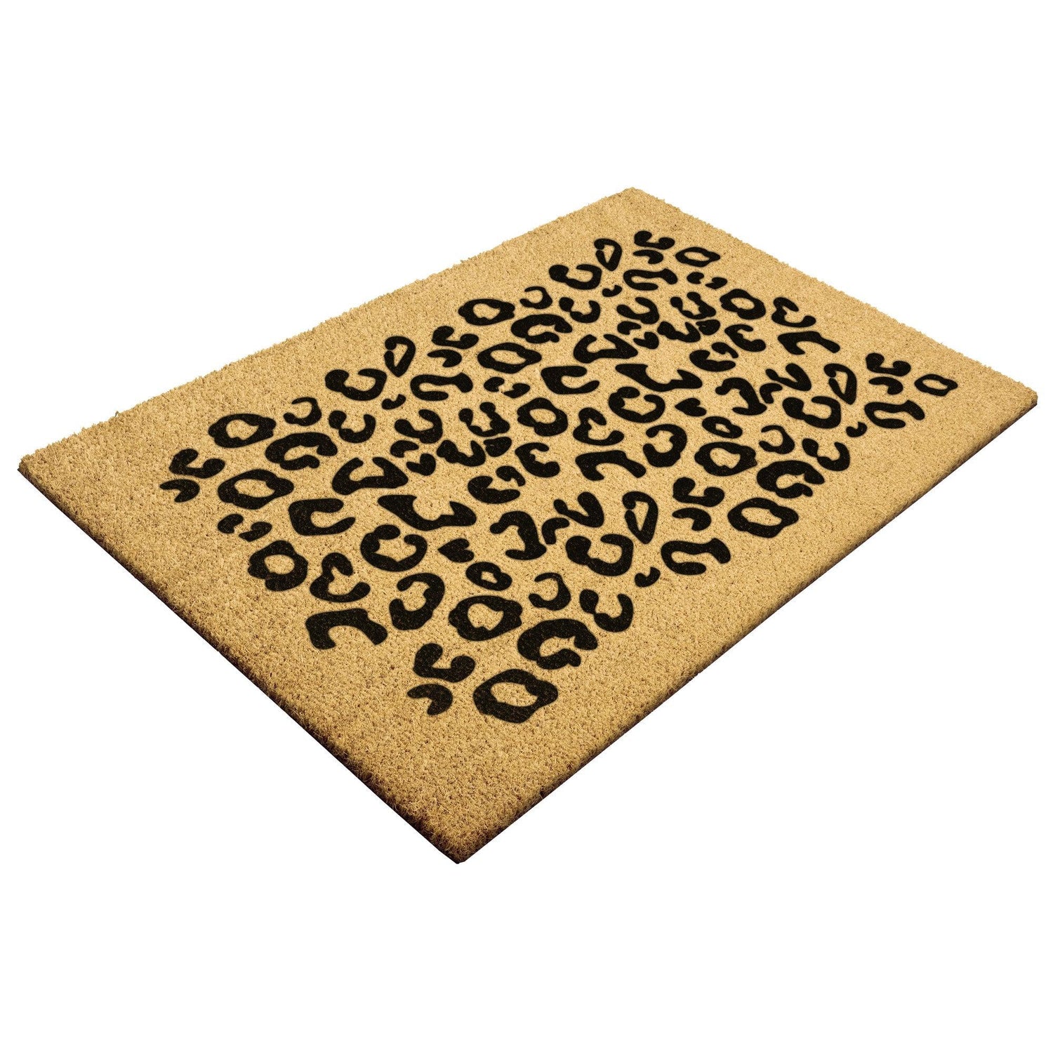 Leopard Print Door Mat