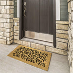 Leopard Print Door Mat