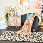 Leopard Print Rug Runner