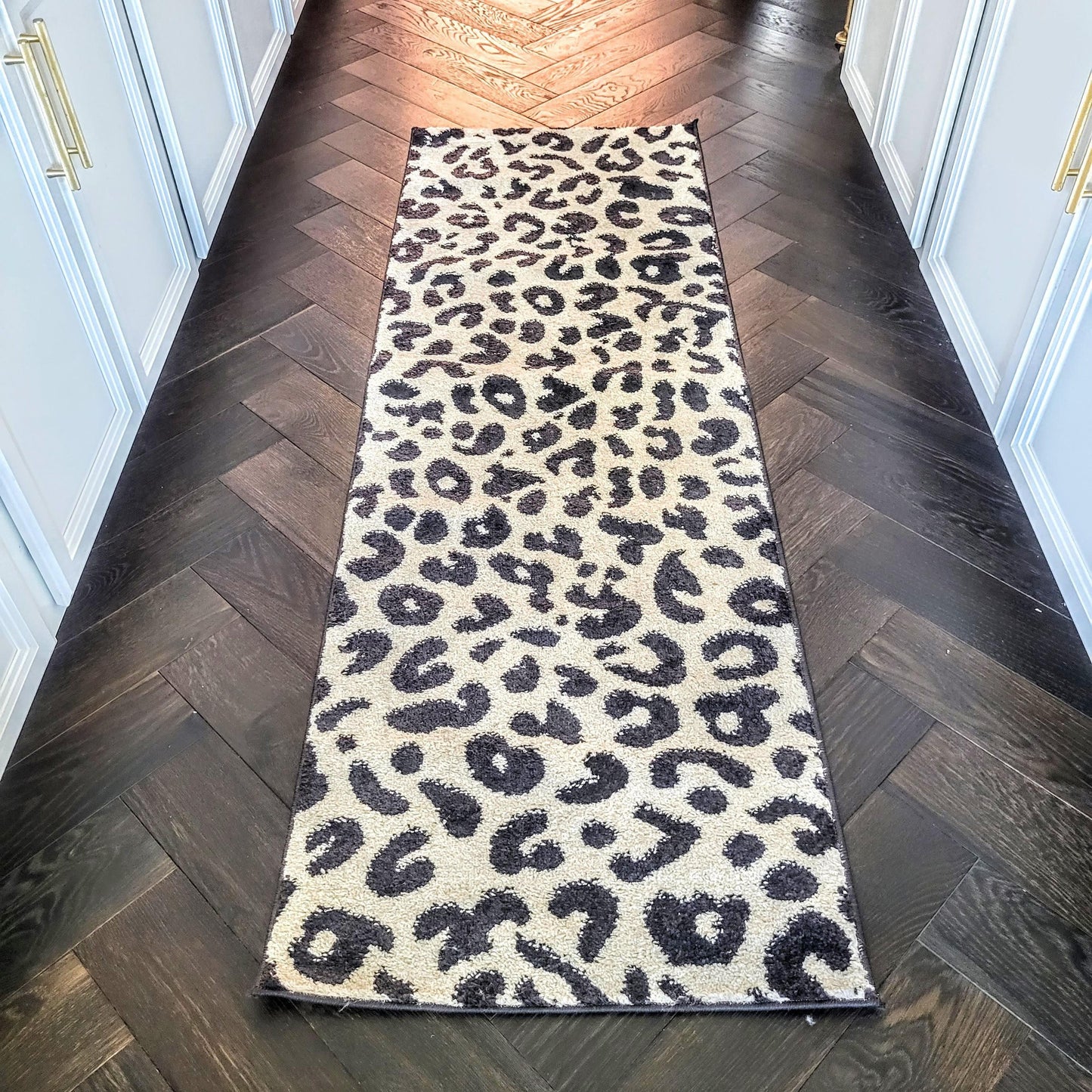 Leopard Print Rug Runner