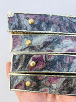 Lepidolite Agate Cabinet Door Pull Handle - Set of 4