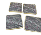 Lepidolite Agate Coaster Set of 4 - MAIA HOMES