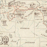 Lewis & Clark Expedition 1804-1806 Panoramic Map Wall Poster