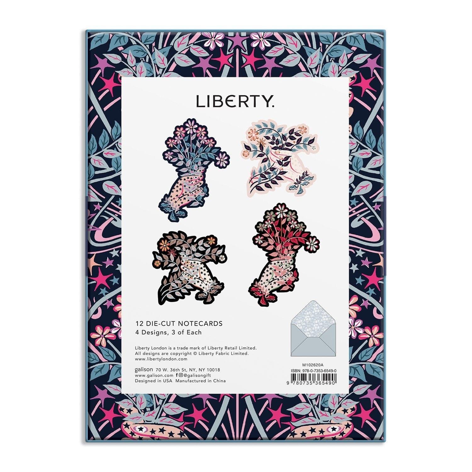 Liberty Ianthe Hand Shaped Notecard Set