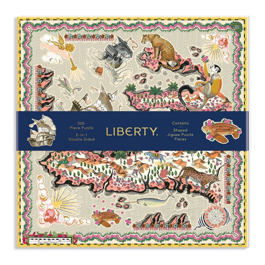 Liberty London Maxine Double-Sided 500 Piece Jigsaw Puzzle