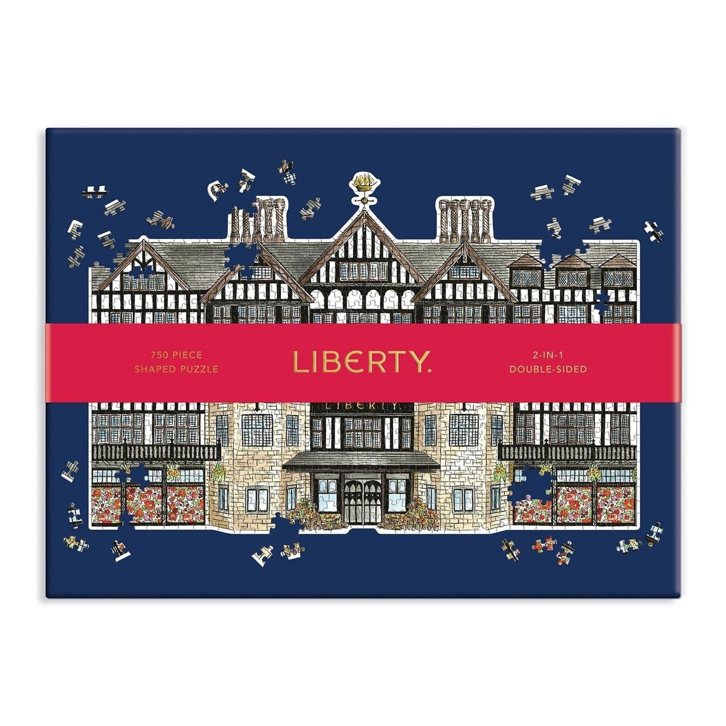 Liberty London Tudor Building 750 Piece Shaped Jigsaw Puzzle