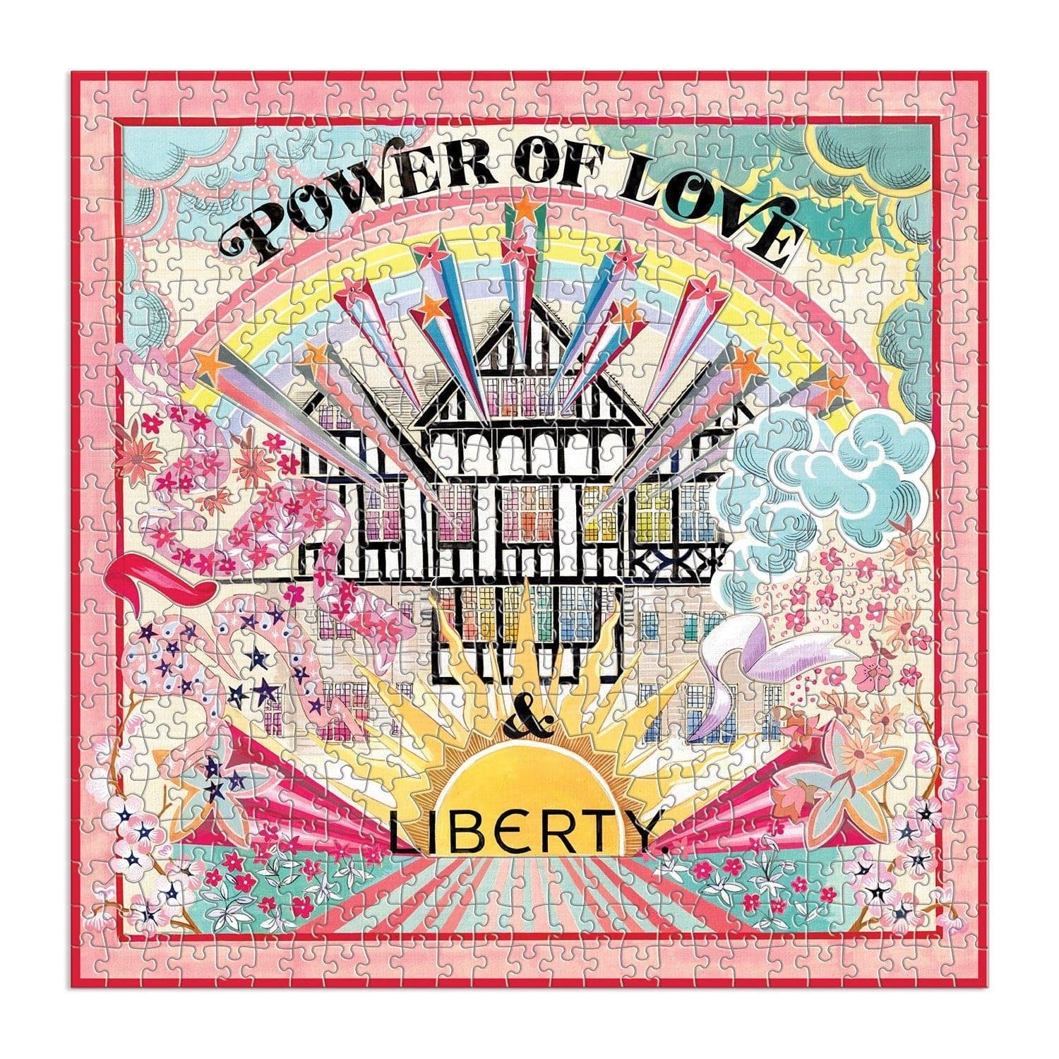 Liberty Power of Love 500 Piece Double Sided Jigsaw Puzzle with Shaped Pieces