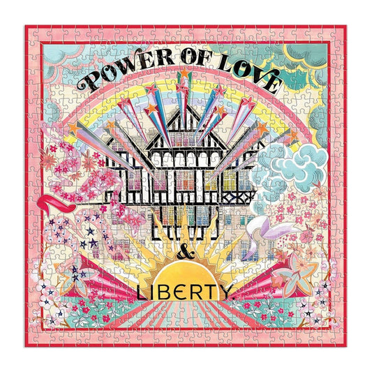 Liberty Power of Love 500 Piece Double Sided Jigsaw Puzzle with Shaped Pieces