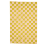 Light Brown Checker Jute Rug