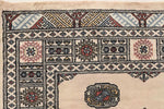 Light Cream Anirudha Hand Knotted Area Rug