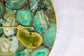 Light Green Agate Round Wall Clock