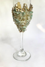 Light Green Quartz Champagne Glass - Set of 2