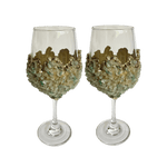 Light Green Quartz Wine Glass - Set of 2