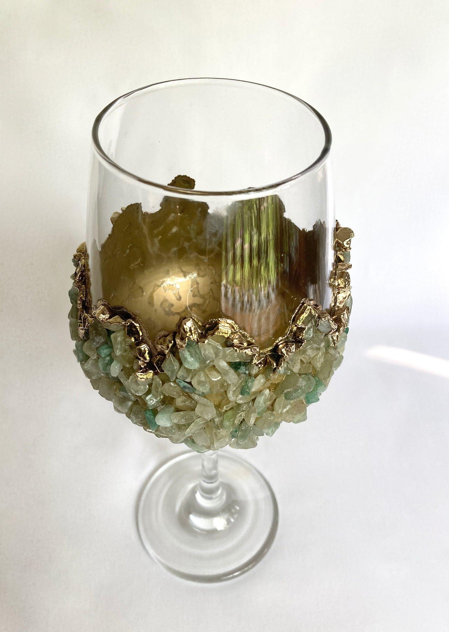 Light Green Quartz Wine Glass - Set of 2