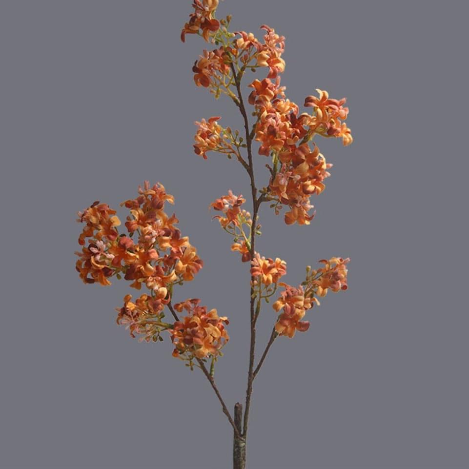 Lilac Artificial Flower Branch Orange