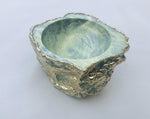 Lime Green Agate Geode Trinket Jewelery Bowl