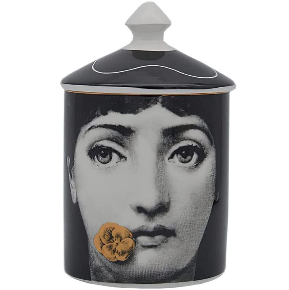 Lina Cavalieri Ceramic Aromatherapy Candle Jar with Lid