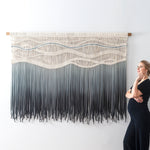 Lola Black Wall Hanging Macrame Default Title