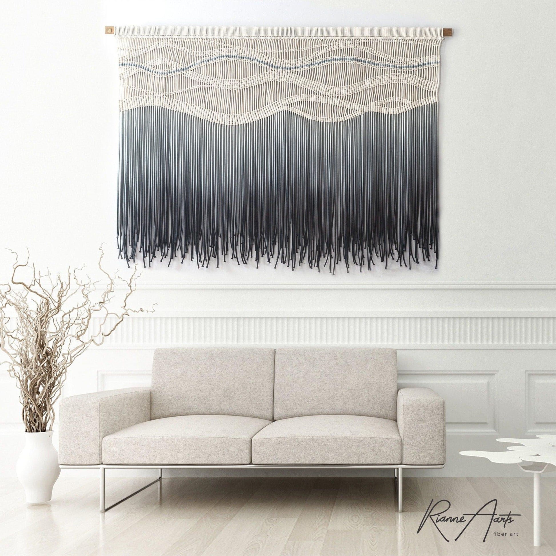 Lola Black Wall Hanging Macrame