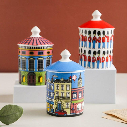 London Element Candle Jar with Lid - MAIA HOMES