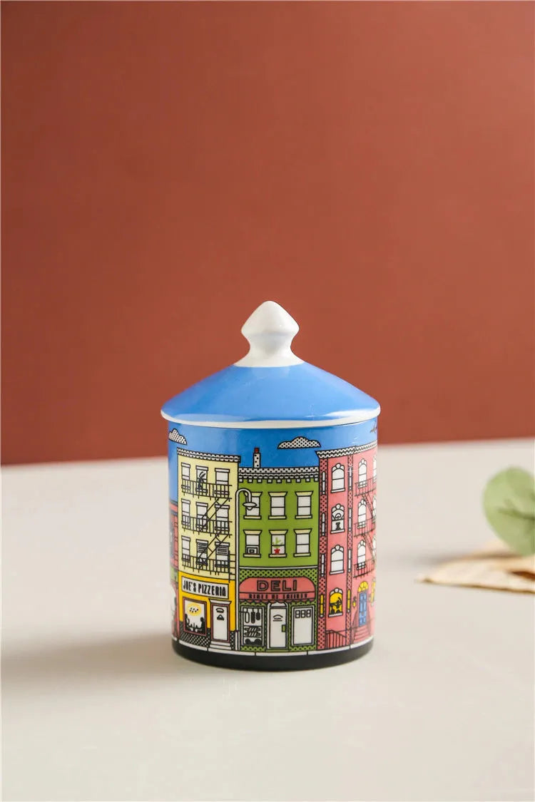 London Element Candle Jar with Lid 1