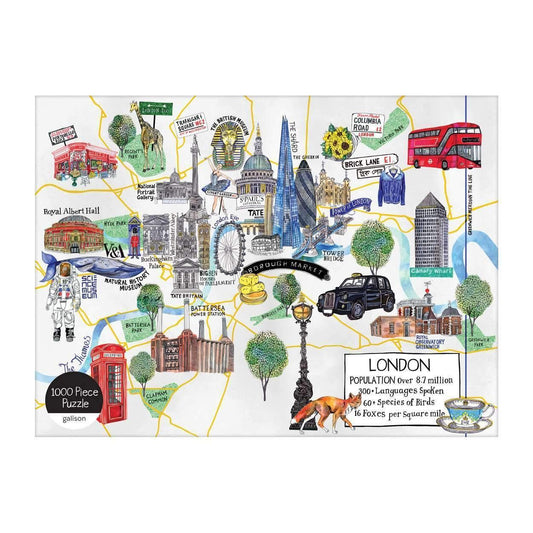London Map 1000 Piece Jigsaw Puzzle - MAIA HOMES