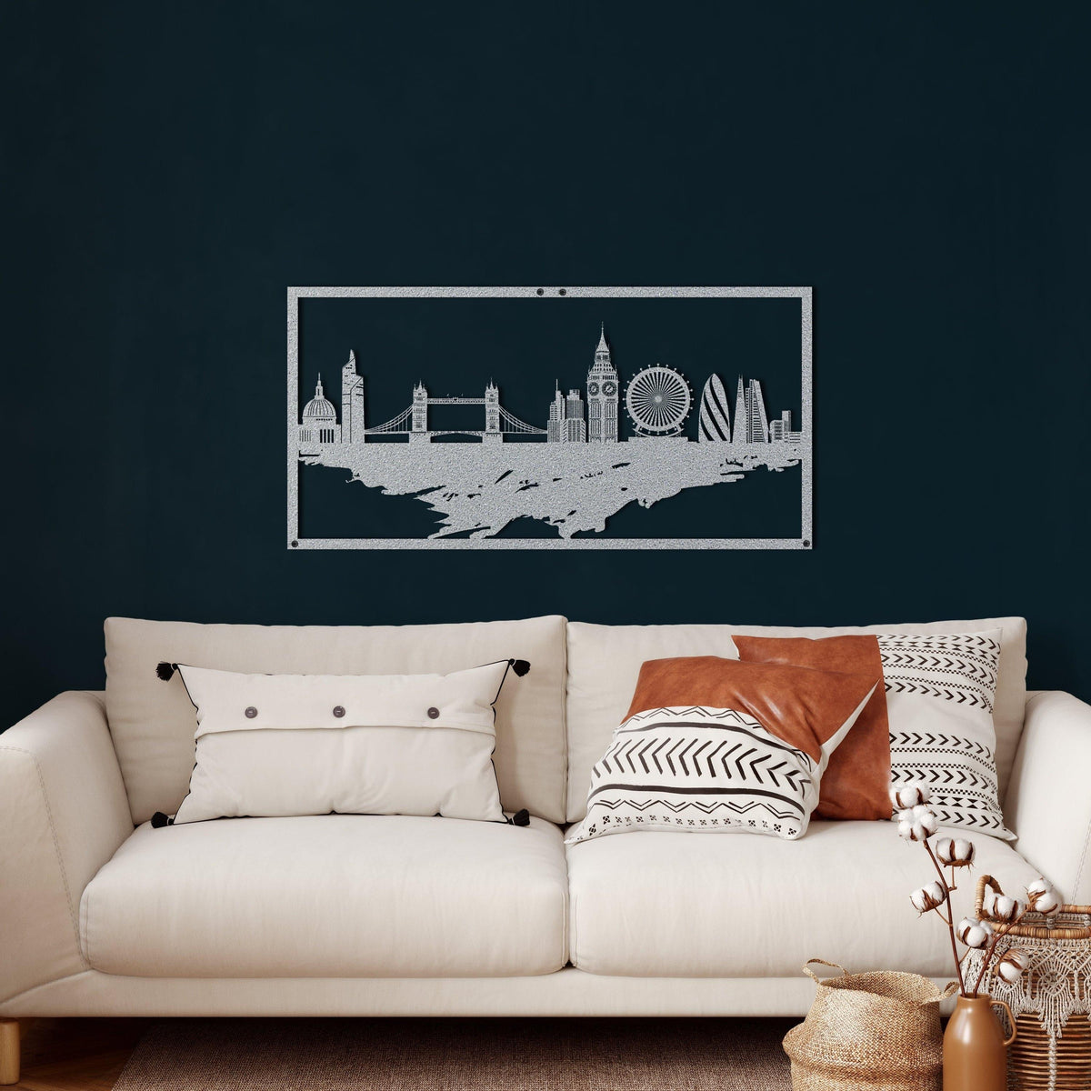 London Skyline Metal Wall Art