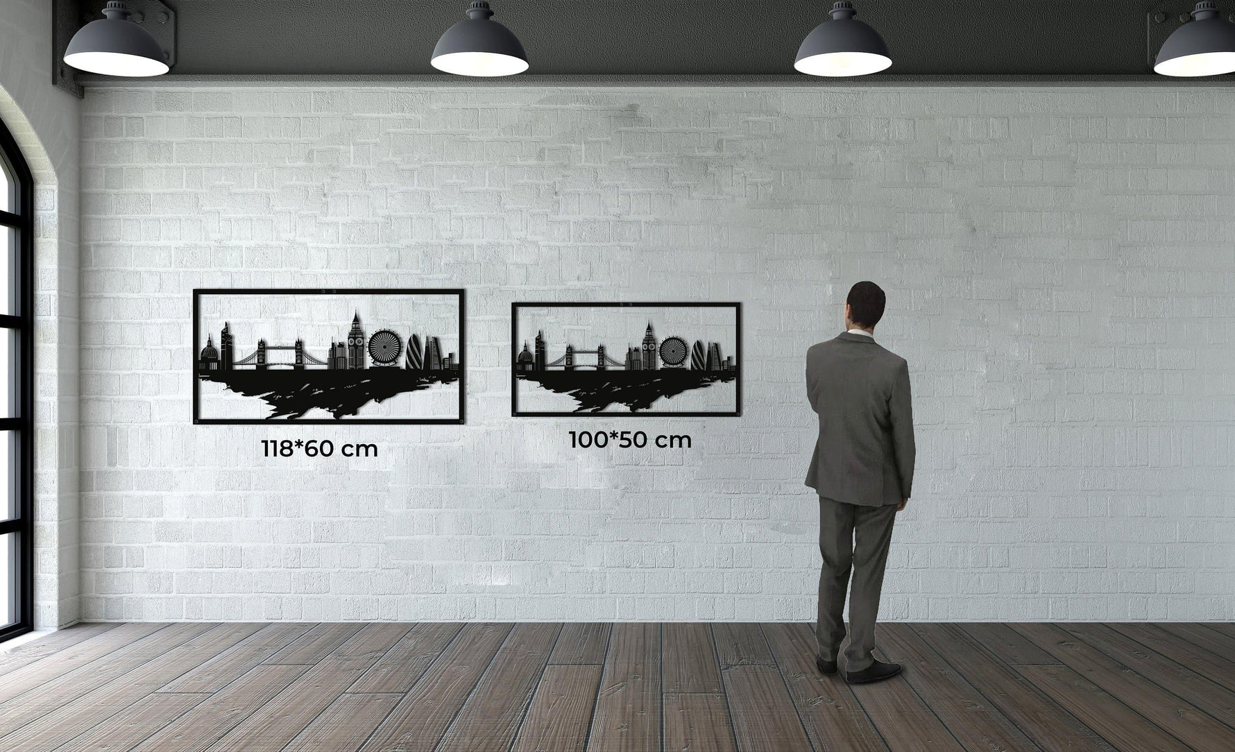 London Skyline Metal Wall Art