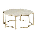 Lotus Flower 8 Brassed Legs Coffee Table Default Title