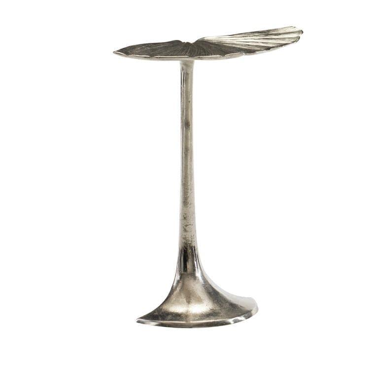 Lotus Leaf Shaped Pedestal End Table