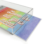 Love is all you need Acrylic Serving Tray