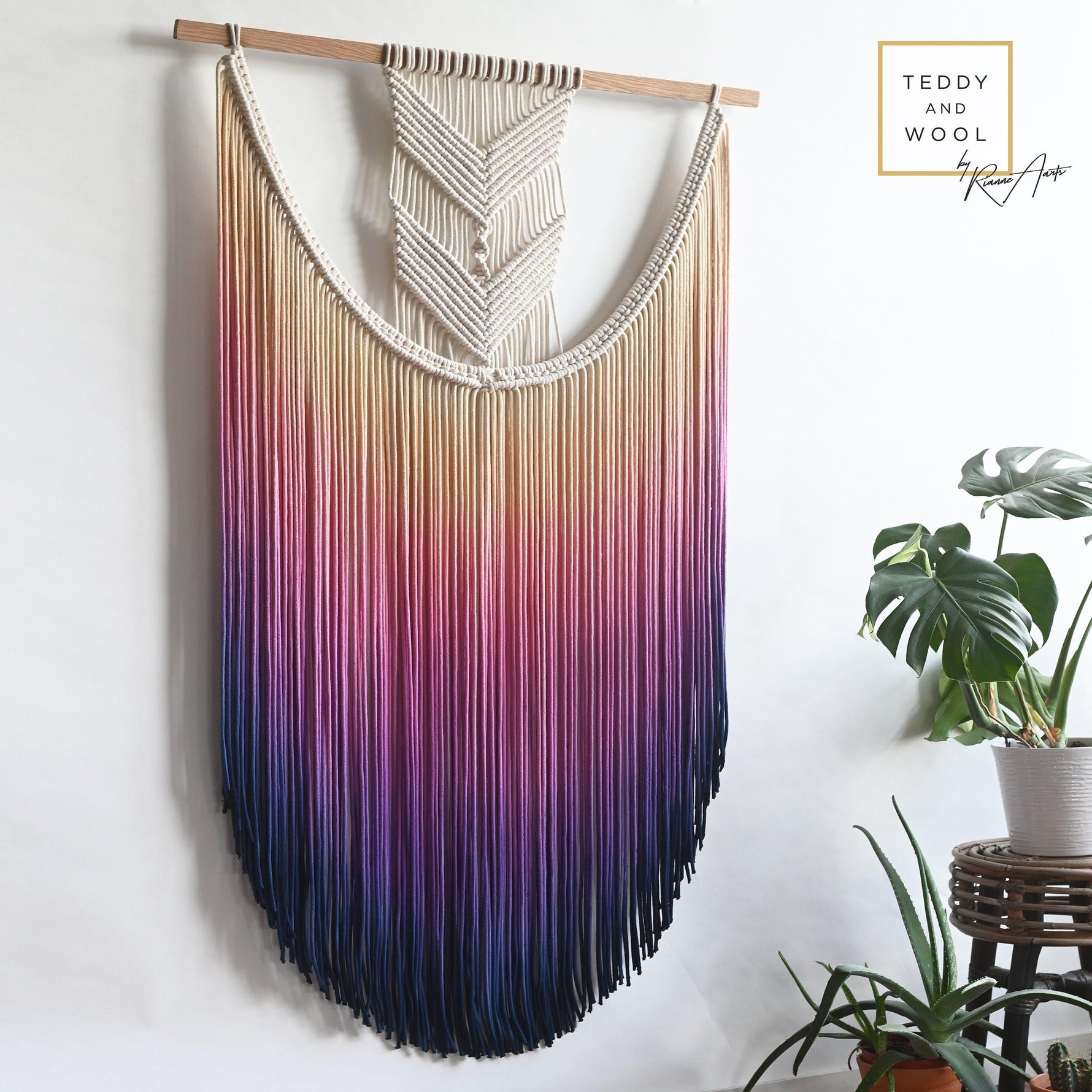 Macrame Wall Art - Goddess of Dawn - AURORA