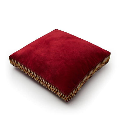 Macron Chenille Floor Seating Cushion - MAIA HOMES