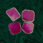 Magenta Agate Aventurine Coasters Set of 4