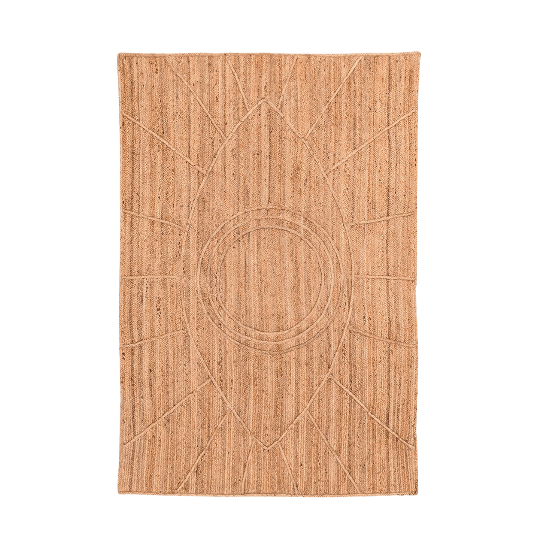 Magic Eye Accent Jute Rug