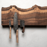 Magnetic Live Edge Knife Holder Walnut