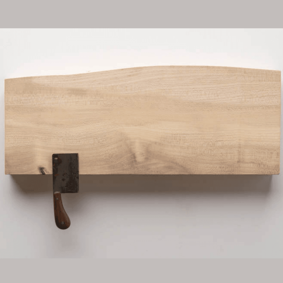 Magnetic Live Edge Knife Holder White Oak