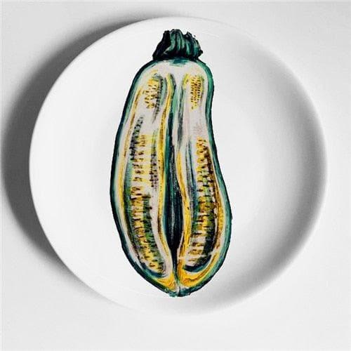 Maia Fruit Printed Ceramic Plate 6