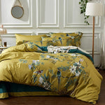 Maia Gold Chinoise Duvet Cover Set