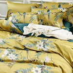 Maia Gold Chinoise Duvet Cover Set