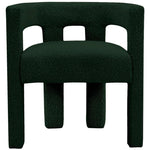 Maia Green Boucle Dining Chair Green