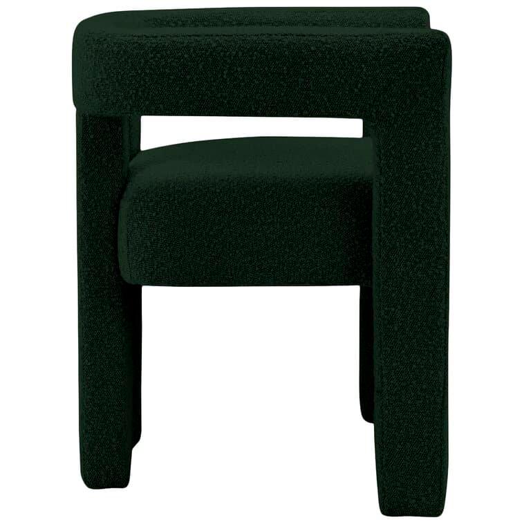 Maia Green Boucle Dining Chair