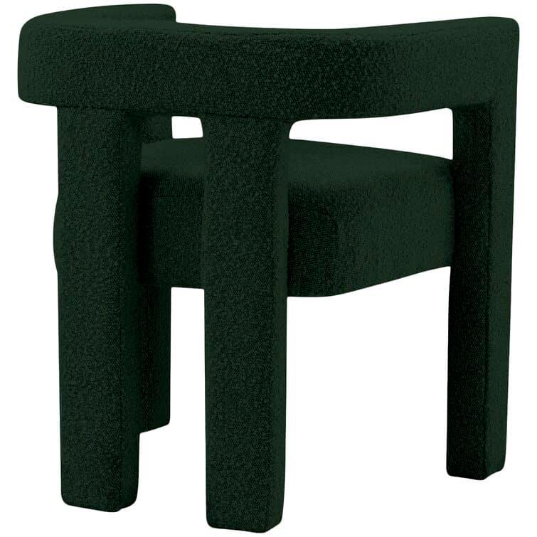 Maia Green Boucle Dining Chair